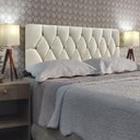 Ver imagem 2 de Cabeceira Capitonê Cama Box Estofada Luxo Suede Rbl:solteiro Painel/bege