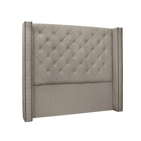 Cabeceira Solteiro 90 Cm Vicenza Linho Rustico Areia