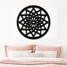 Aplique De Parede Em Mdf 6mm Vazado Mandala Estrela 50cm - 1