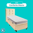 Ver imagem 4 de Cama + Bau Blindado e Colchão D23 Solteiro - D23 Inducol + Cabeceira