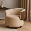Ver imagem 2 de Poltrona Orgânica Compose para Sala Quarto Recepção Suede Corino Liz Confortável Elegante
