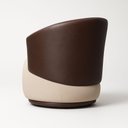 Ver imagem 3 de Poltrona Orgânica Compose para Sala Quarto Recepção Suede Corino Liz Confortável Elegante