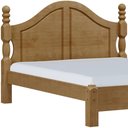 Ver imagem 4 de Cama Queen de Madeira Maciça Clássica para Colchão 158x198 Zahav F06 Freijó - Lyam Decor