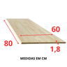 Painel Madeira Pinus sem Nò 1,8x60x80 - 3