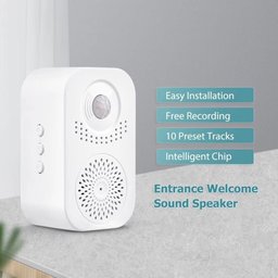 Campainha Sensor de Prsenca Inteligente Aviso Sonoro Voz Detector Infravermelho Movimento Lembrete G - 8