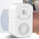Ver imagem 2 de Campainha Sensor de Prsenca Inteligente Aviso Sonoro Voz Detector Infravermelho Movimento Lembrete G