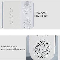 Campainha Sensor de Prsenca Inteligente Aviso Sonoro Voz Detector Infravermelho Movimento Lembrete G - 6