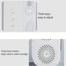 Campainha Sensor de Prsenca Inteligente Aviso Sonoro Voz Detector Infravermelho Movimento Lembrete G - 6