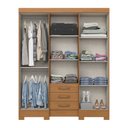 Ver imagem 3 de Guarda Roupa Casal 6 Portas 3 Gavetas B23 Briz