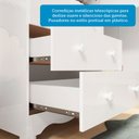Ver imagem 5 de Quarto de Bebê Completo Junior Uli 3 Portas 7 Gavetas 100% MDF Branco Brilho - Móveis Peroba