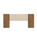 Ver imagem 1 de Cabeceira de Casal Dubai Zen Nature Brisa/linho Bege - Vila Rica Móveis