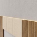 Ver imagem 3 de Cabeceira de Casal Dubai Zen Nature Brisa/linho Bege - Vila Rica Móveis