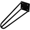 Kit com 3 Pés de Ferro Hairpin Legs 73 Cm Preto Medcombo - 6