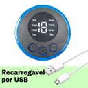 Ver imagem 4 de Massageador para Pés Elétrico Ems Estimulação Muscular Acupuntura Dobrável Usb