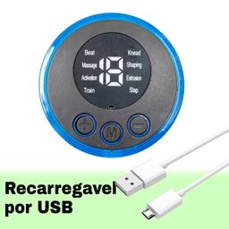 Massageador para Pés Elétrico Ems Estimulação Muscular Acupuntura Dobrável Usb - 4