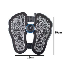 Massageador para Pés Elétrico Ems Estimulação Muscular Acupuntura Dobrável Usb - 5