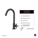 Ver imagem 4 de Torneira para Banheiro Matipó Pingoo.casa - Preto