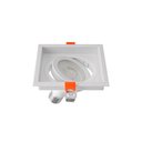 Ver imagem 2 de Spot de Embutir Recuado Nordecor Loyo para 1 Lâmpada Par 20 E27 Quadrado