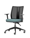 Ver imagem 1 de Cadeira Addit Assento Crepe Verde Agua com Base Piramidal em Nylon - 54112