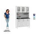 Ver imagem 5 de Armário De Cozinha De Aço Kit Triplo Telasul Star New Branco