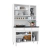 Armário De Cozinha De Aço Kit Triplo Telasul Star New Branco - 4