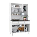 Ver imagem 4 de Armário De Cozinha De Aço Kit Triplo Telasul Star New Branco