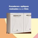 Ver imagem 3 de Armário De Cozinha De Aço Kit Triplo Telasul Star New Branco