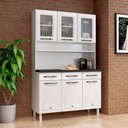 Ver imagem 1 de Armário De Cozinha De Aço Kit Triplo Telasul Star New Branco