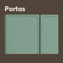 Ver imagem 4 de Armário Paneleiro de Aço 3 Portas Verde Bella Bertolini