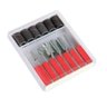 Kit 6 Brocas + 6 Lixas Para Lixa Elétrica De Unhas Gel - 4