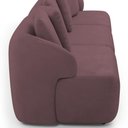 Ver mais imagens de Sofá 3 Lugares para Sala de Estar Living 228cm Arlo F04 Veludo Lilás - Lyam Decor