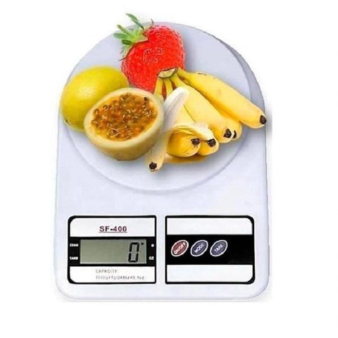 Balança Digital Cozinha Alta Precisão 1g até 10kg Dieta e Nutrição
