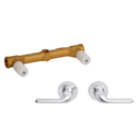 Ver imagem 1 de Kit Base Registro Duplo Comando 1/4 + 2 Acabamentos para Chuveiro Registro Gaveta Kumin Kohler C...