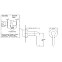 Ver imagem 6 de Kit Base Registro Duplo Comando 1/4 + 2 Acabamentos para Chuveiro Registro Gaveta Kumin Kohler C...