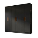 Ver imagem 2 de Guarda-Roupa de Casal em MDP com 6 Portas e 2 Gavetas Slim