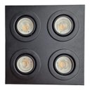Ver imagem 2 de Spot Sobrepor 4 Lâmpadas Potência Máxima 50w 127/220v Preto