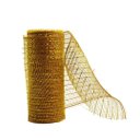Ver imagem 6 de Kit 2 Telas Decorativa Fita Malha Tule Dourado Natal 15cm X 5 Metros - Magizi