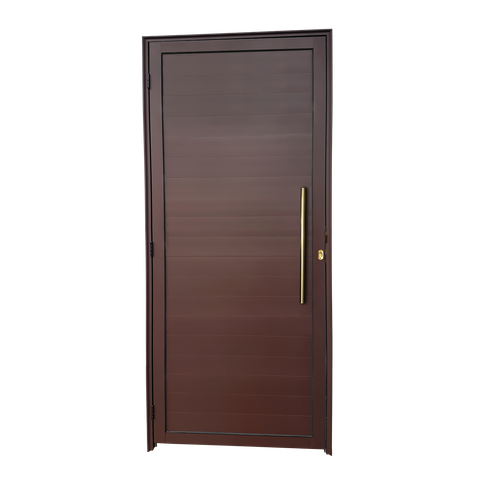 Porta Lambril c/Puxador D. Super Marrom Corten Dourado 90 Brimak
