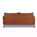 Ver imagem 7 de Sofá Living 2 Lugares com Pés de Ferro Almofadas Soltas 180cm Saiph Bouclê Terracota G63 - Gran Belo
