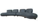 Ver imagem 1 de Sofá de Couro Onix Big Chaise 4,20 M Blue - Mempra