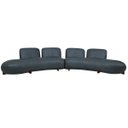 Ver imagem 2 de Sofá de Couro Onix Big Chaise 4,20 M Blue - Mempra