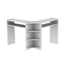 Ver imagem 1 de Mesa Manicure L Simples Branco - Olivar Móveis