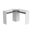 Ver imagem 4 de Mesa Manicure L Simples Branco - Olivar Móveis