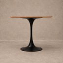 Ver imagem 6 de Mesa de Jantar Redonda Saarinen Basic 90cm Preta Design Moderno