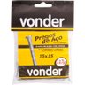 Prego de aço 17x21 com cabeça zincado 100 peças - Vonder - 2