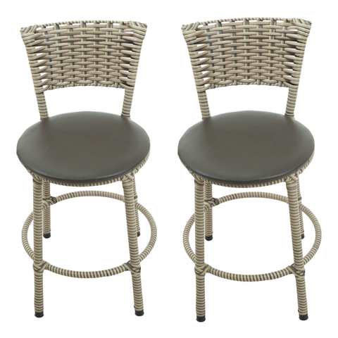 Kit 2 Banquetas Baixa Cozinha Toda Encapada