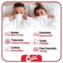 Ver imagem 3 de Colchão Casal Castor Black & White Espuma D45 25x138x188 Branco