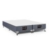 Cama Box Castor Queen Suede Cinza 158x198x27cm - 1