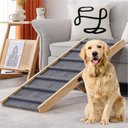 Ver imagem 1 de Rampa de acesso para cães grandes, cor cinza , ideal para camas, sofás, carros, caminhões e SUVs