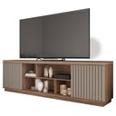 Ver imagem 2 de Rack Bancada Tv até 75 Polegadas 2 Portas Sky Marrom Caemmun